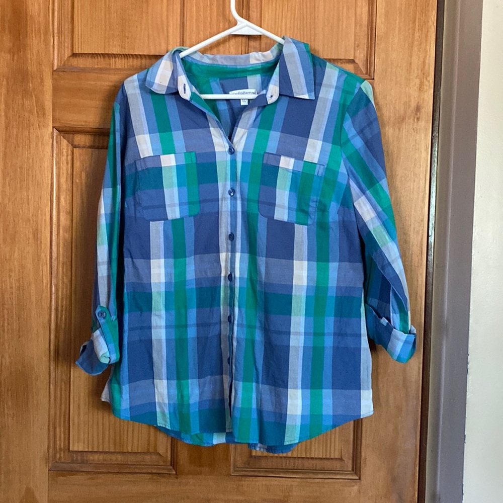NEW Croft & Barrow Flannel Shirt Long Sleeve